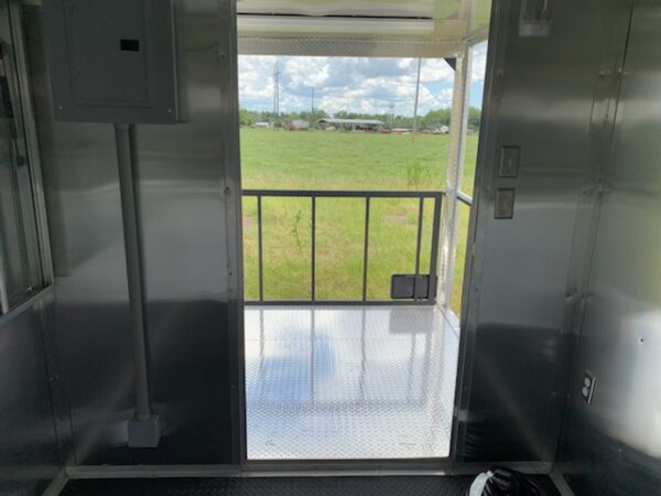 7x14 Tandem Axle Porch Concession Trailer - Electrical - Sink Package - Finished Interior - Image 7