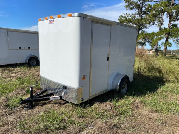 6×10 Single Axle Concession Series – Electrical – Finished Interior – Concession Window with Glass and Screens - Image 2