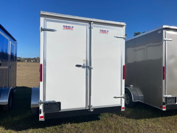 Exterior rear of trailer