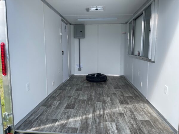 7×12 Single Axle Concession Series – Electrical – Finished Interior – Concession Window with Glass and Screens - Image 4