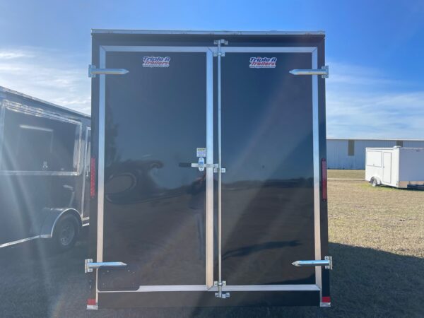 7×16 Tandem Axle – Finished interior – Electrical – Sink Package – A/C - Black - Image 3
