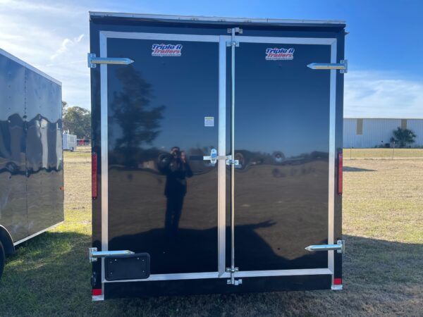 7×12 Single Axle Concession Trailer- Sink Package – Finished Interior – 7 Foot Ceiling – Checkered Flooring - Image 3