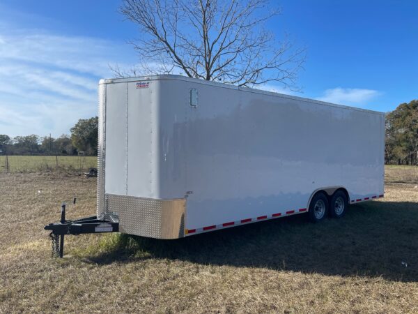 8.5 x 24 Tandem Axle – 7000# Axles – 12” On Center Floors, Walls, and Roof – Etrack - 7 Foot 6 Inch Ceiling - Image 2