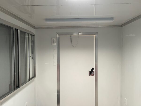 7×16 Tandem Axle Porch Trailer – Finished Interior – Sinks – Electrical - Red - Image 5
