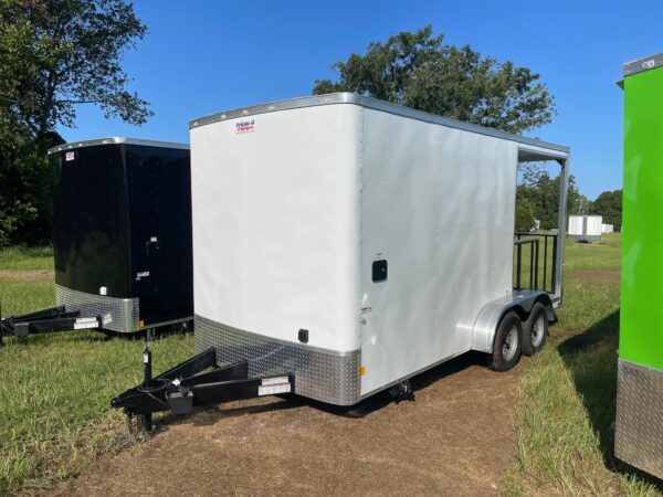 7×16 Tandem Axle Porch Trailer – Finished Interior – Sinks – Electrical - Image 2