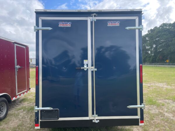 7×12 Single Axle Concession Trailer- Sink Package – Finished Interior – 7 Foot Ceiling – 13,500 BTU A/C – Indigo - Image 3