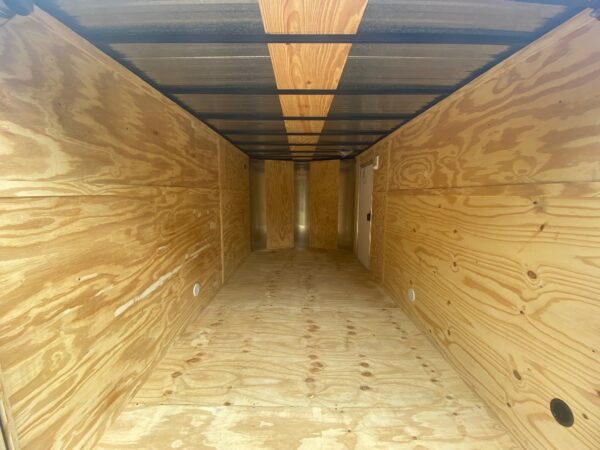7×14 Tandem Axle – Ramp door – Side Door – Red - Image 5