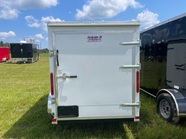 5×8 Single Axle – V Nose – Single Rear Door – Side Door - Image 3