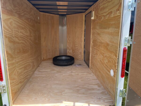 5×8 Single Axle – V Nose – Single Rear Door – Side Door - Image 4