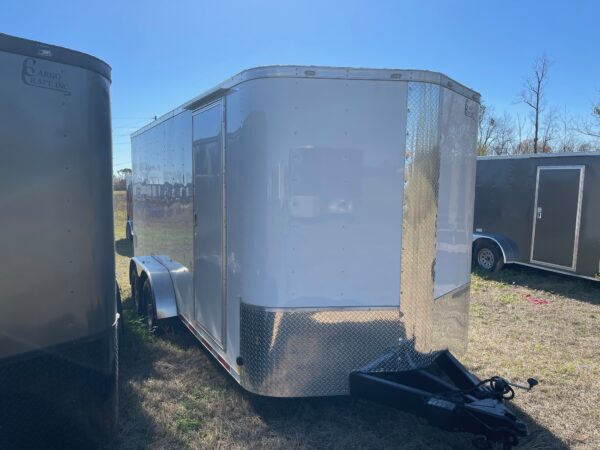 7×16 Tandem Axle Trailer – 16” On Center Floors & Walls – 5200# Axles - 6 foot 6 Interior Height