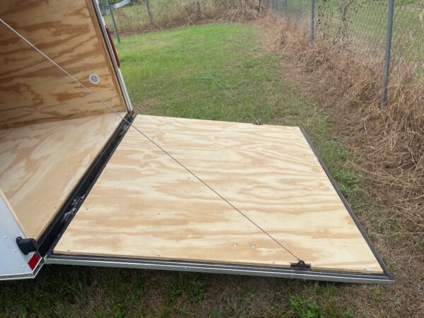 7×12 Single Axle Cargo Trailer – 16” On Center Floors and Walls – Ramp Door – Side Door - Image 4