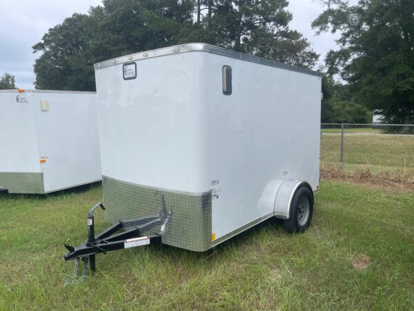 6×10 Single Axle Cargo Trailer – 16” On Center Floors and Walls – Double Doors – Side Door - Image 2
