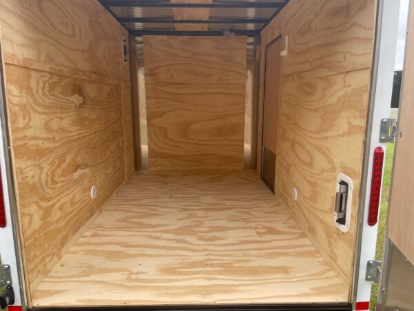 6×10 Single Axle Cargo Trailer – 16” On Center Floors and Walls – Double Doors – Side Door - Image 4