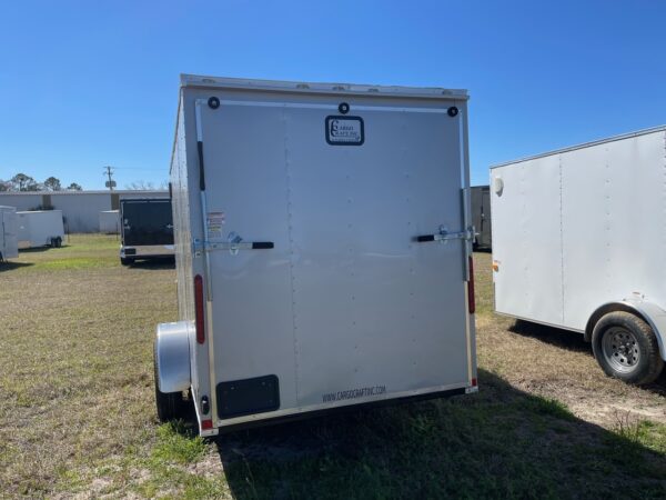 6×12 Single Axle Silver Frost – Ramp Door – Side Door - Image 3