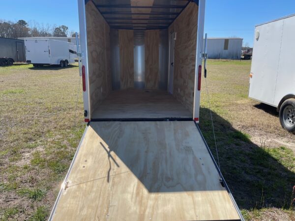 6×12 Single Axle Silver Frost – Ramp Door – Side Door - Image 4