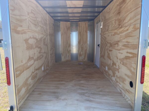 6×12 Single Axle Silver Frost – Ramp Door – Side Door - Image 5