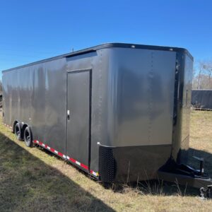 8.5×24 Tandem Axle Auto Carrier – 5200# Torsion Axles – 4500# Ramp – D-Ring Tie Downs