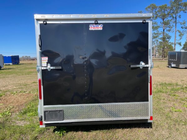 7×12 Tandem Axle Cargo Trailer - Ramp Door - Side Door - (4) D-ring Tie Downs - Image 3
