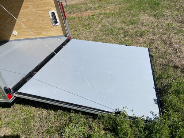 7×12 Tandem Axle Cargo Trailer - Ramp Door - Side Door - (4) D-ring Tie Downs - Image 4