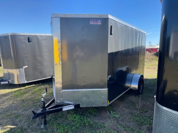 6×12 Single Axle Cargo Trailer by Cargo Craft Inc. – Ramp Door – 32” Bar Lock Side Door - Image 2