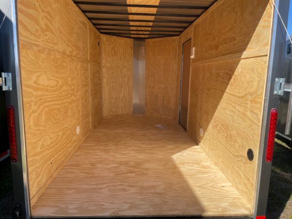6×12 Single Axle Cargo Trailer by Cargo Craft Inc. – Ramp Door – 32” Bar Lock Side Door - Image 5