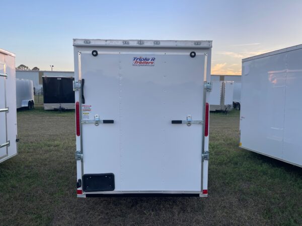 5×10 Single Axle Cargo Trailer by Cargo Craft Inc. – V Nose – Single Rear Door – Side Door - Image 3