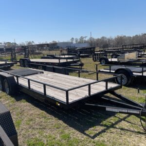 7×20 Tandem Axle Utility Trailer