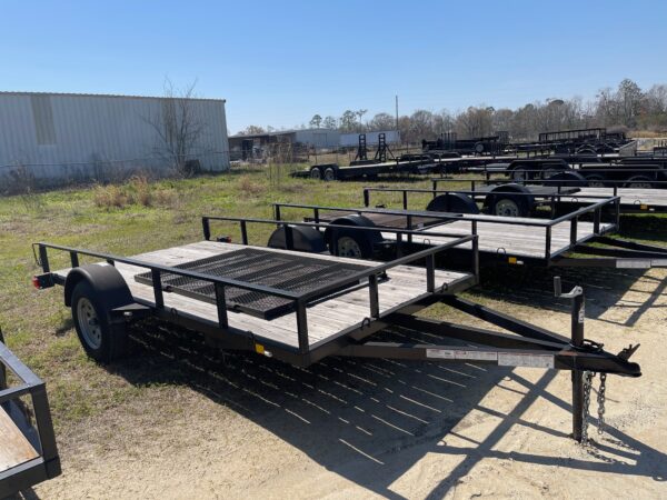 6×12 Single Axle Utility Trailer
