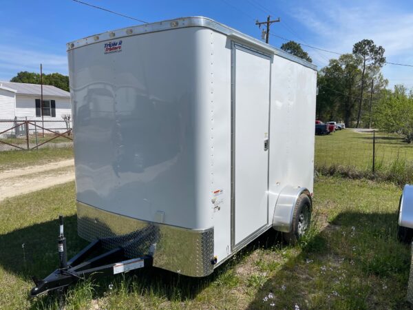 6×10 Single Axle Concession Series – Electrical – Finished Interior – Concession Window with Glass and Screens - Image 2