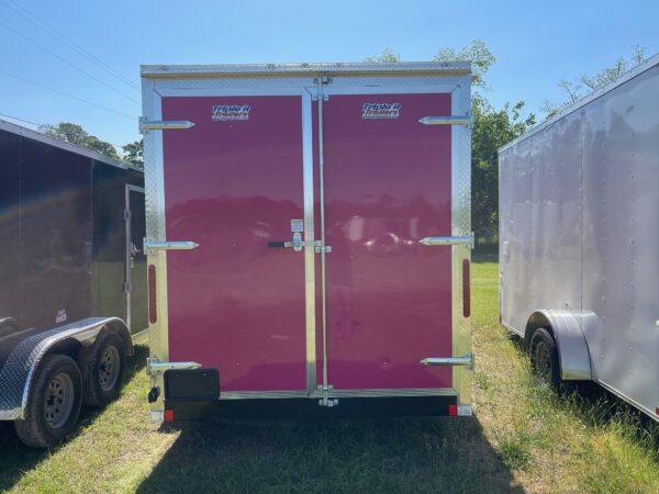 7×12 Single Axle Concession Trailer- Sink Package – Finished Interior – 7 Foot Ceiling – Pink Poly Core - Image 3