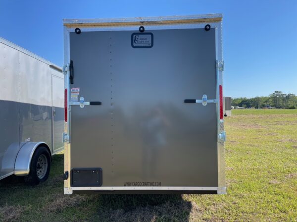 6×12 Single Axle by Cargo Craft Inc. – Ramp Door – 32” Bar Lock Side Door With RV Lock – Poly Core - Image 3