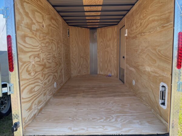6×12 Single Axle by Cargo Craft Inc. – Ramp Door – 32” Bar Lock Side Door With RV Lock – Poly Core - Image 5