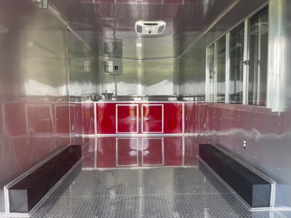 8.5 x 20 Tandem Concession Trailer - Sinks - Finished Interior - Electrical - A/C - Image 4