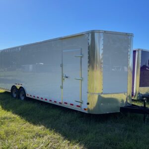 8.5 x 26 Tandem Axle – 7000# Axles – 12” On Center Floors, Walls, and Roof – Etrack – 7 Foot 6 Inch Ceiling - Poly Core