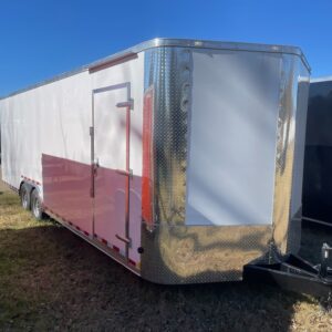 8.5 x 24 Tandem Axle – 5200# Axles – Ramp Door - Side Door – 7 Foot Ceiling – Poly Core