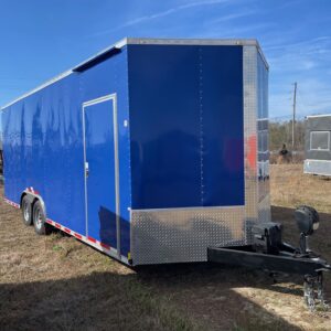 8.5x22 Tandem Axle - Ramp Door - Side Door - E-track - 7 foot 6 Inch Ceiling