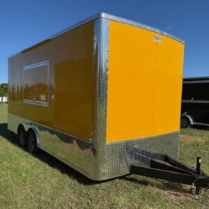 8.5x18 Tandem Axle Concession - Electrical - Finished Interior - Window