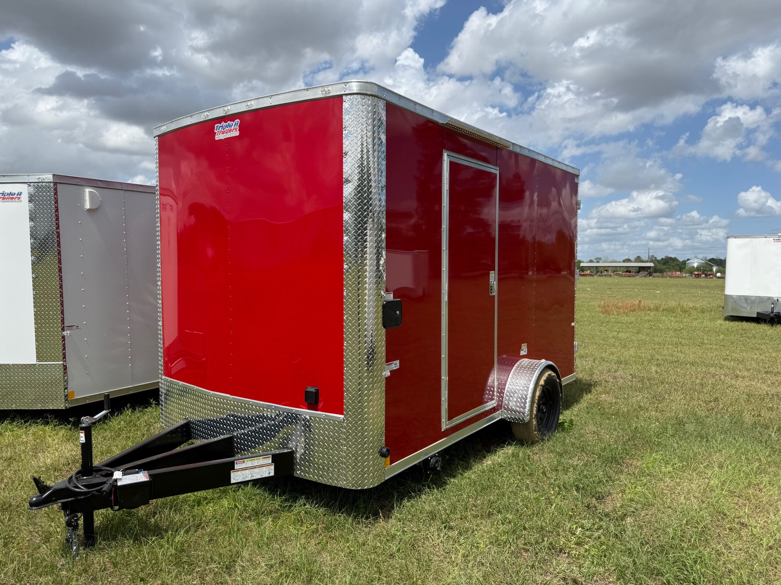 7×12 Single Axle Concession Trailer- Sink Package – Finished Interior – 7 Foot Ceiling – 13,500 BTU A/C - Image 2