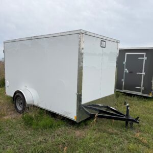 6×12 Single Axle – Double Rear Doors – 6 foot 3 Inch Ceiling Height