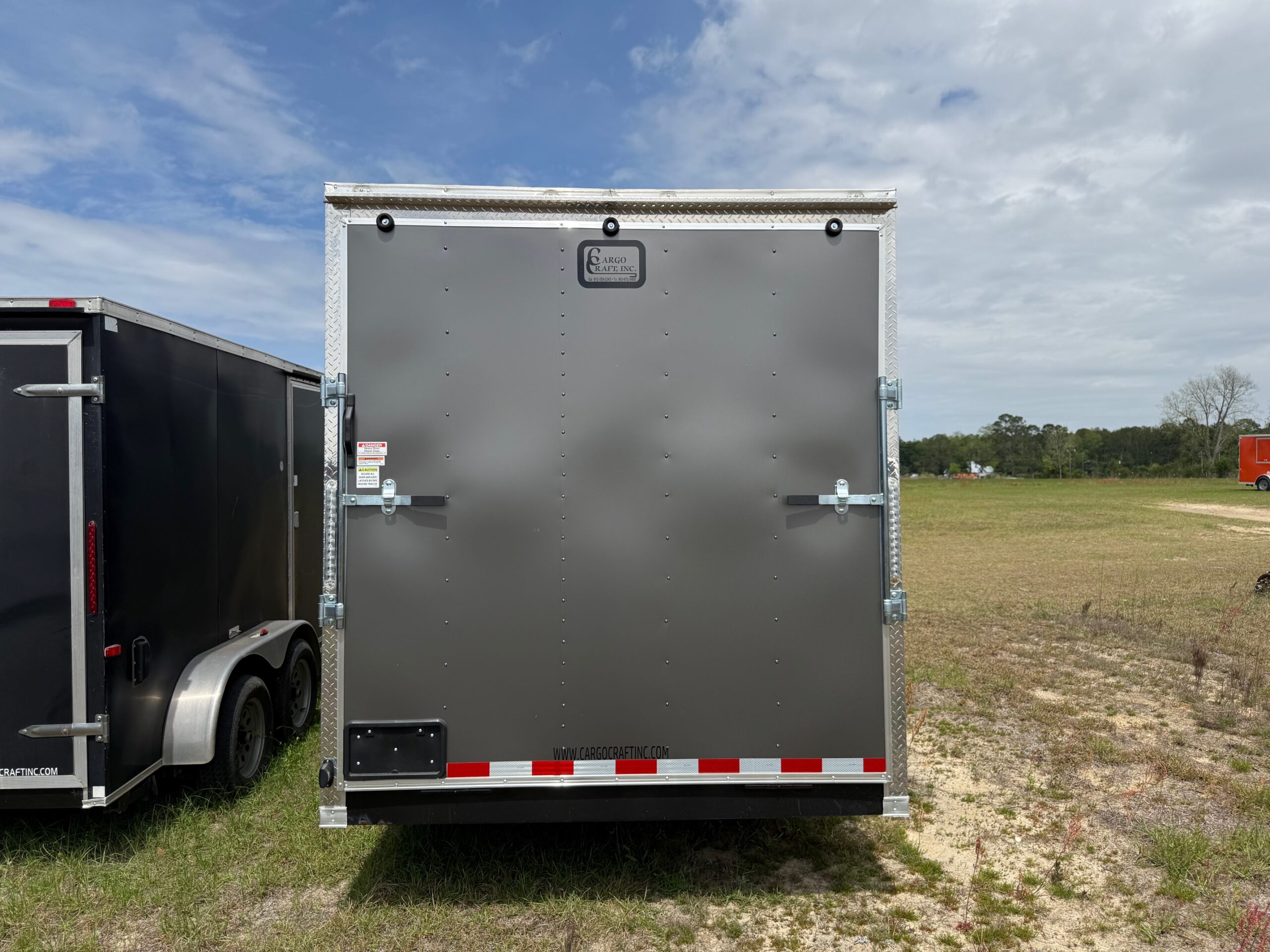 7×16 Tandem Axle Trailer – 16” On Center Floors, Walls, Roof – 7 Foot Ceiling – Ramp Door – Side Door - 5200# Axles - Image 3
