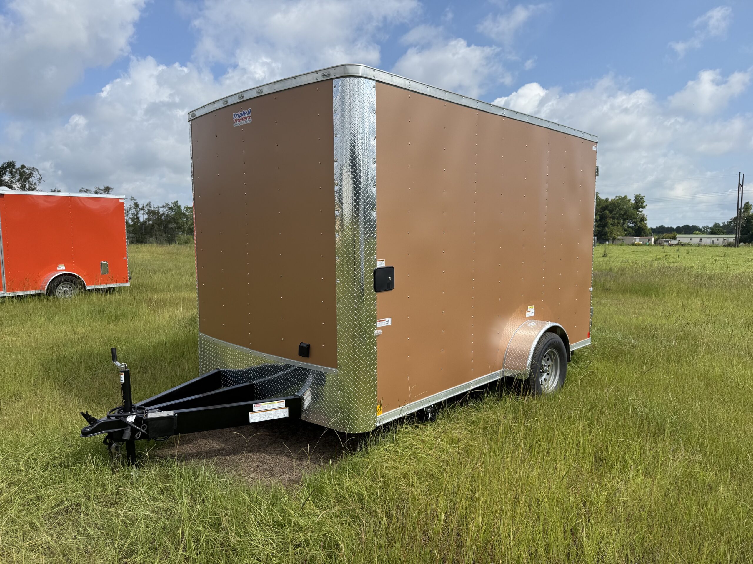 7×12 Single Axle Concession Trailer- Sink Package – Finished Interior – 7 Foot Ceiling – A/C - Image 2