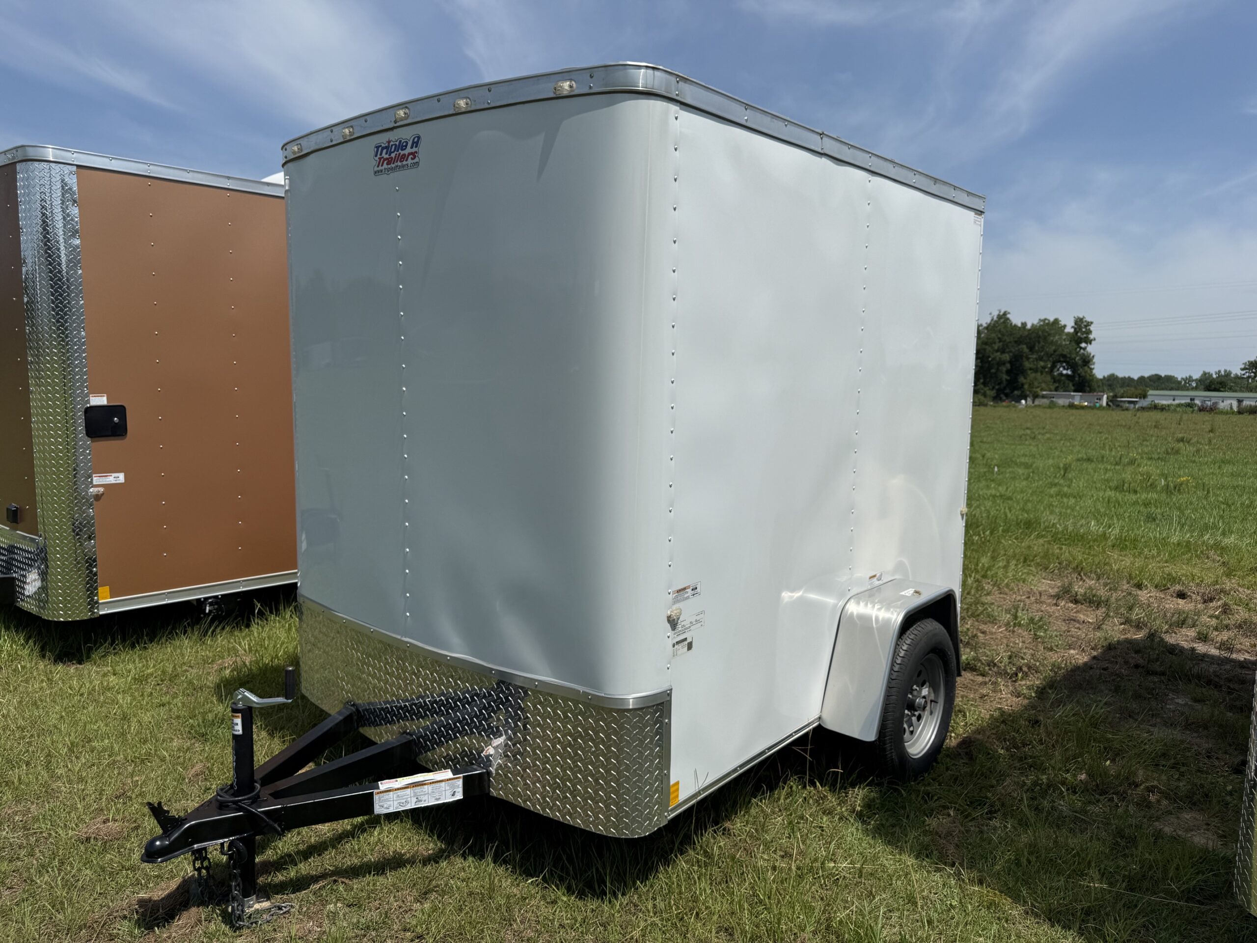 6×8 Single Axle Concession – Aluminum Walls and Ceiling - Concession Door - Image 2
