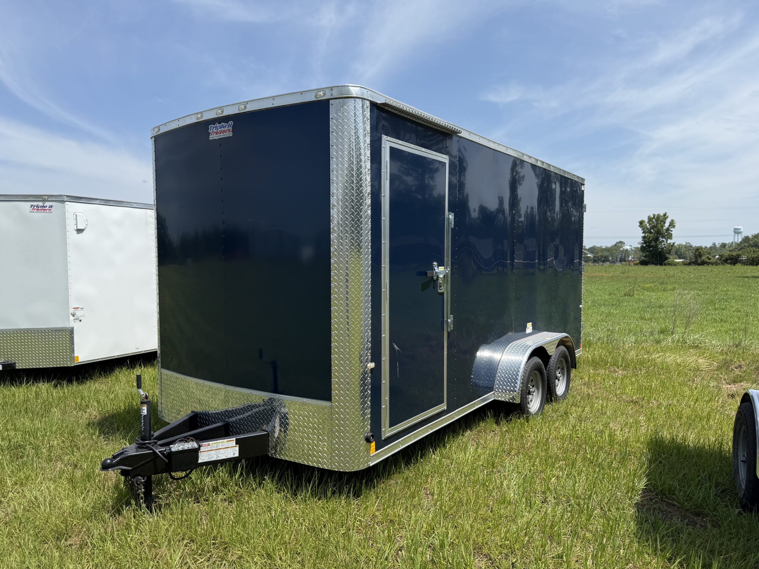 7 x 16 Tandem Concession – Alum Walls & Ceiling – Insulation – 7 Foot Height - Indigo - Image 2