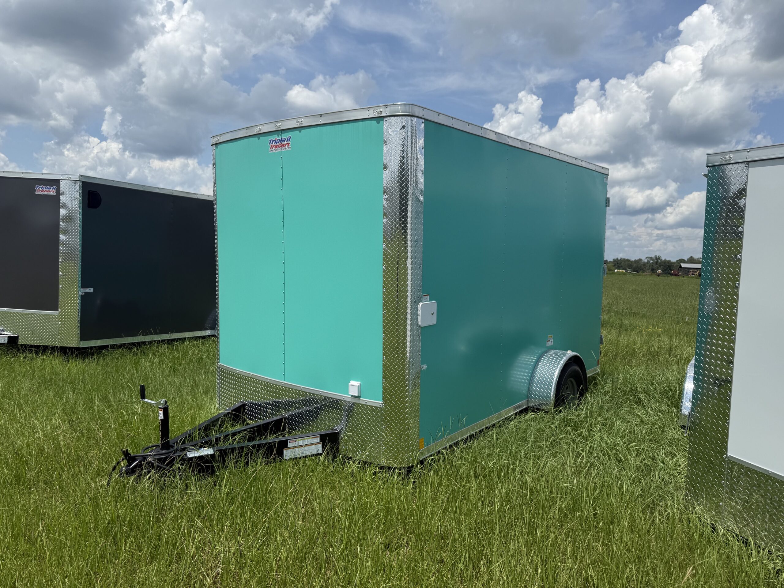 7×12 Single Axle Concession Trailer- Sink Package – Finished Interior – 7 Foot Ceiling – A/C - Image 2