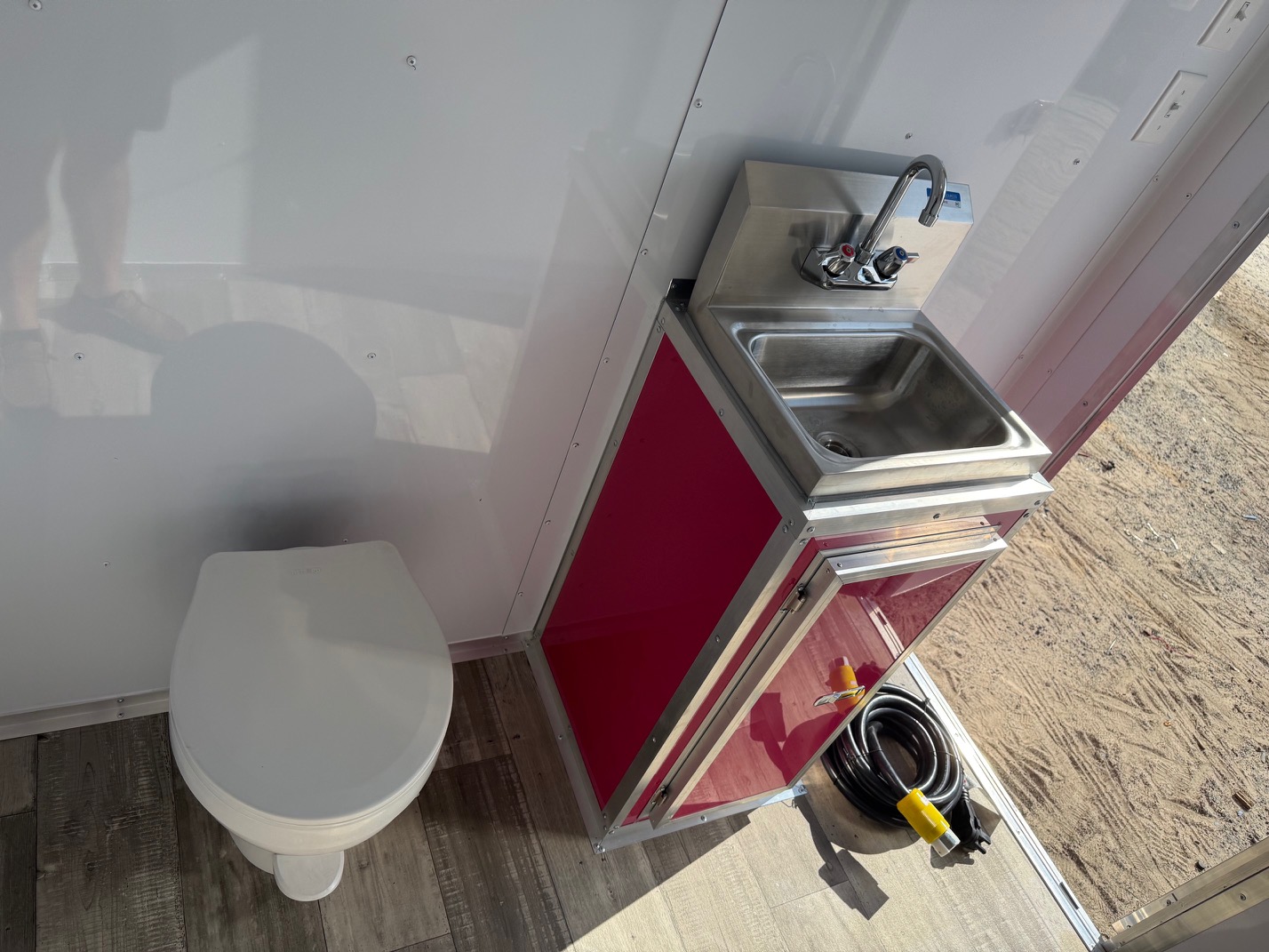 7×14 Single Axle Concession Trailer- Sink Package – Finished Interior – 7 Foot Ceiling – Bathroom Package - Image 8